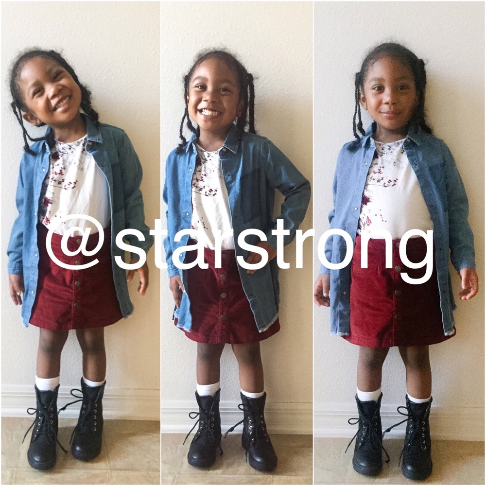 Zara Kid’s Burgundy Velvet Skirt